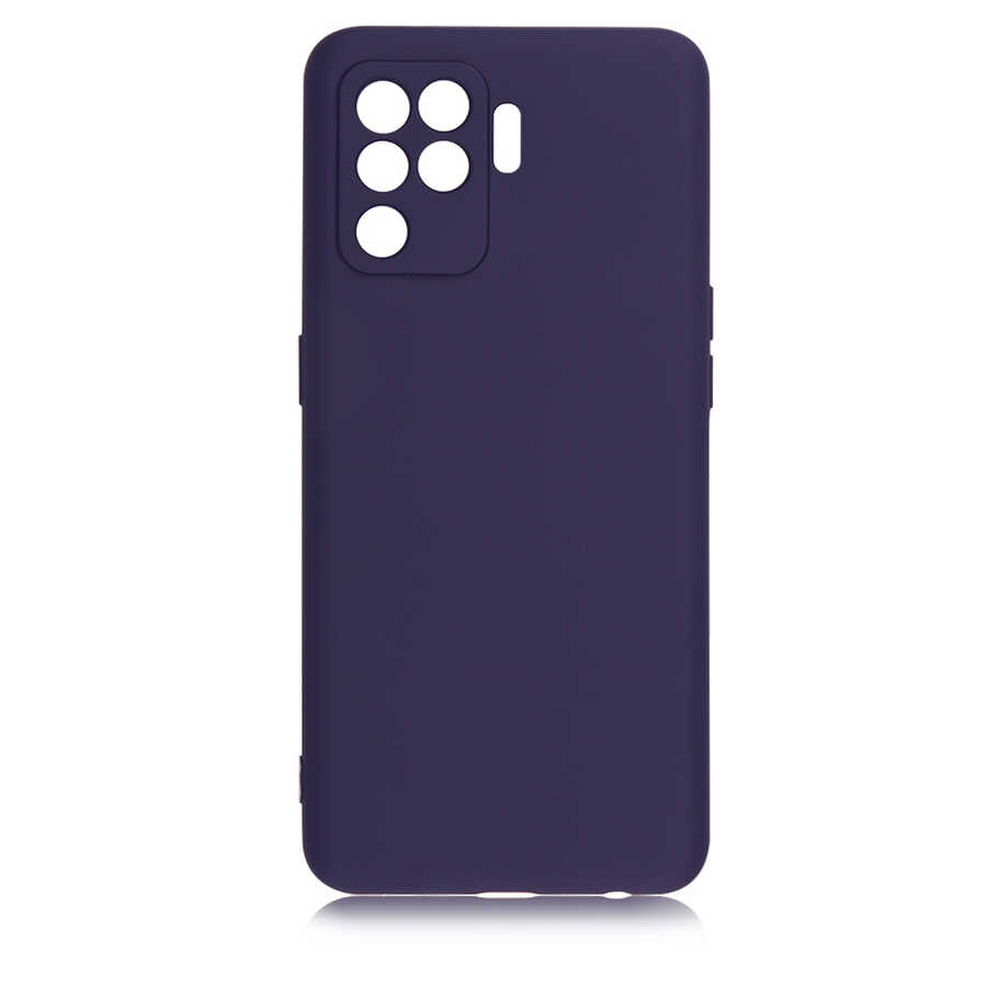 Oppo Reno 5 Lite Kılıf Zore Premier Silikon Kapak-Lacivert