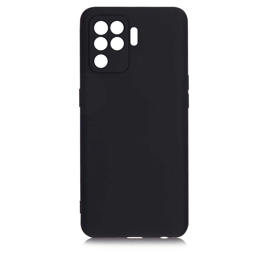 Oppo Reno 5 Lite Kılıf Zore Premier Silikon Kapak-Siyah