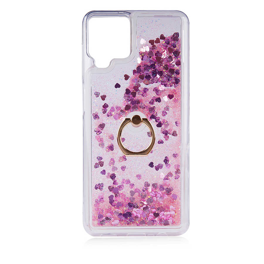 Galaxy Uyumlu A12 Kılıf Zore Milce Kapak-Pembe