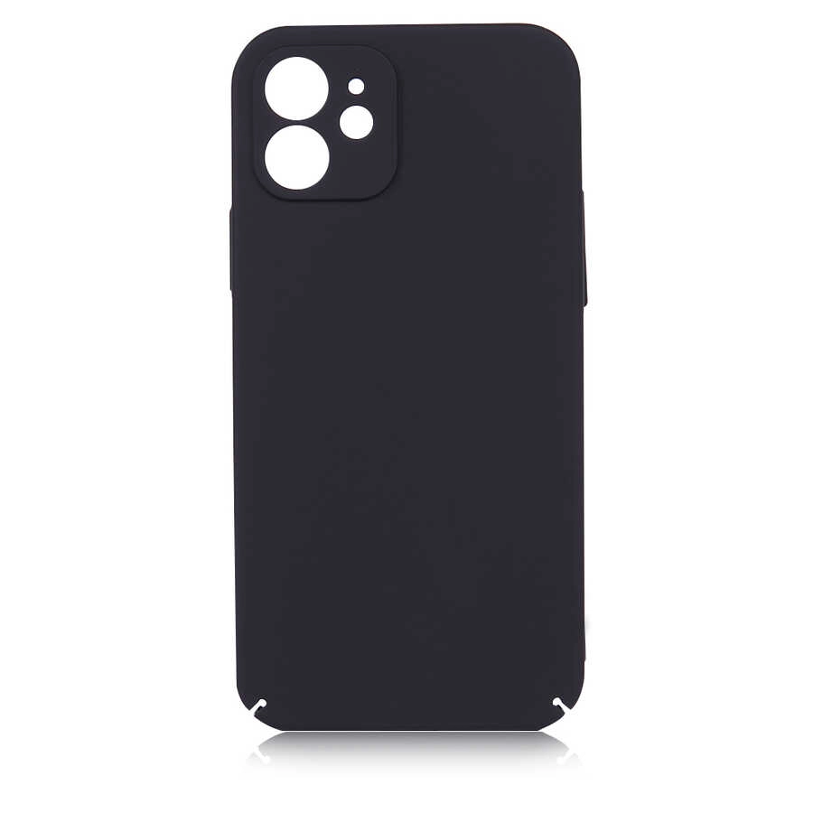 iPhone Uyumlu 12 Kılıf Zore Kapp Kapak-Siyah