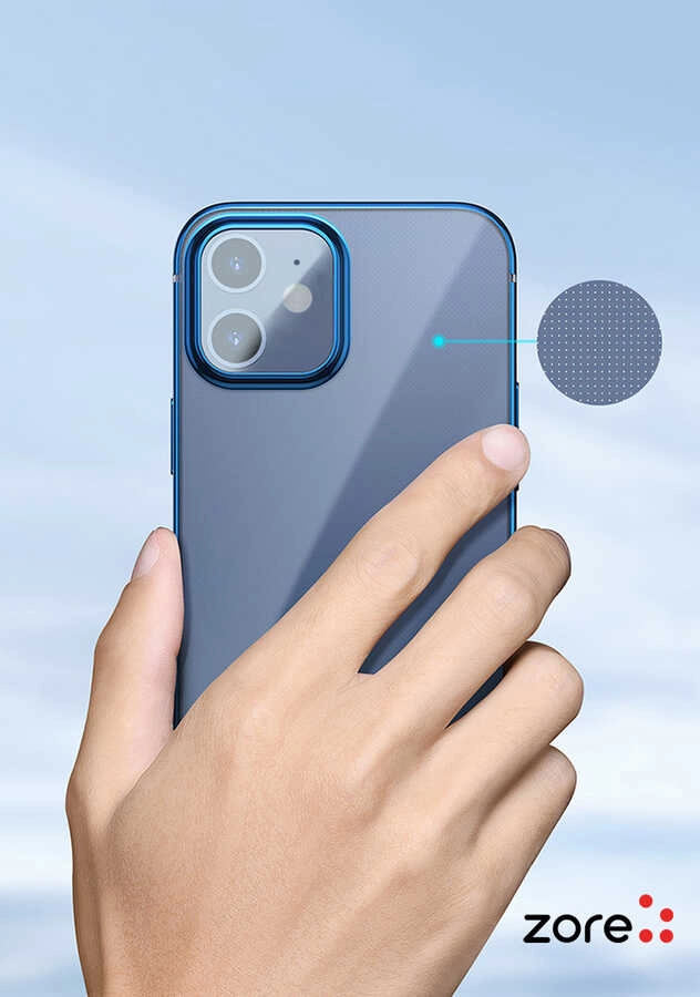 iPhone Uyumlu 12 Kılıf Zore Pixel Kapak-Kırmızı