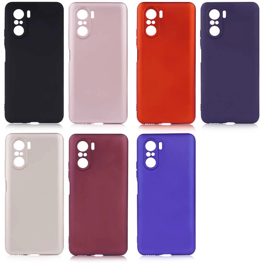 Xiaomi Uyumlu  Mi 11İ Kılıf Zore Premier Silikon Kapak-Kırmızı