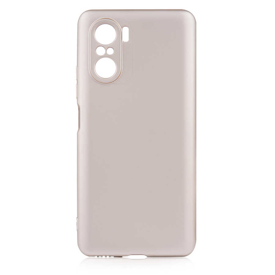 Xiaomi Uyumlu  Mi 11İ Kılıf Zore Premier Silikon Kapak-Gold