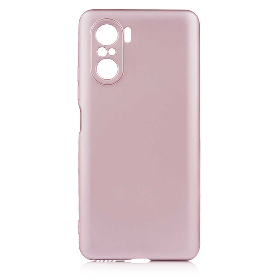 Xiaomi Uyumlu  Mi 11İ Kılıf Zore Premier Silikon Kapak-Rose gold