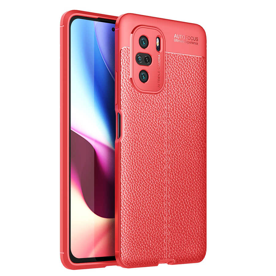 Xiaomi Uyumlu  Mi 11İ Kılıf Zore Niss Silikon Kapak-Kırmızı