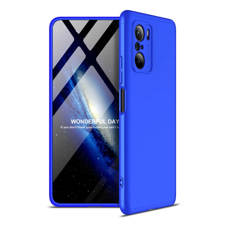 Xiaomi Uyumlu  Mi 11İ Kılıf Zore Ays Kapak-Mavi