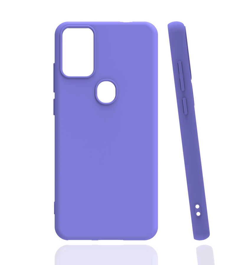 Reeder P13 Blue Max Pro Kılıf Zore Biye Silikon-Lila