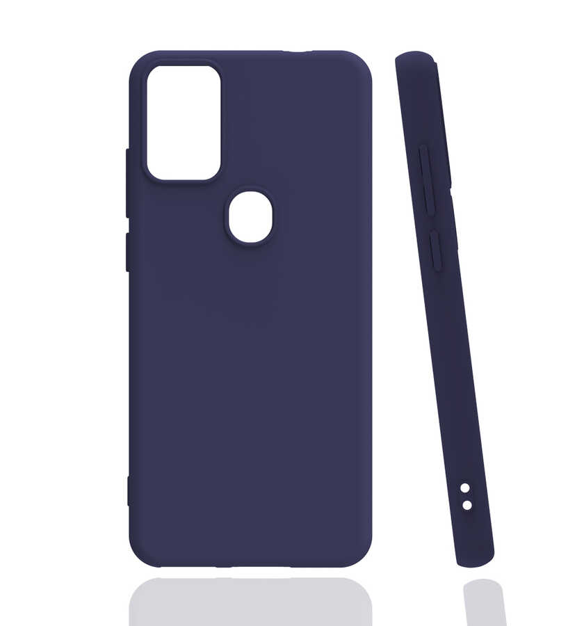 Reeder P13 Blue Max Pro Kılıf Zore Biye Silikon-Lacivert