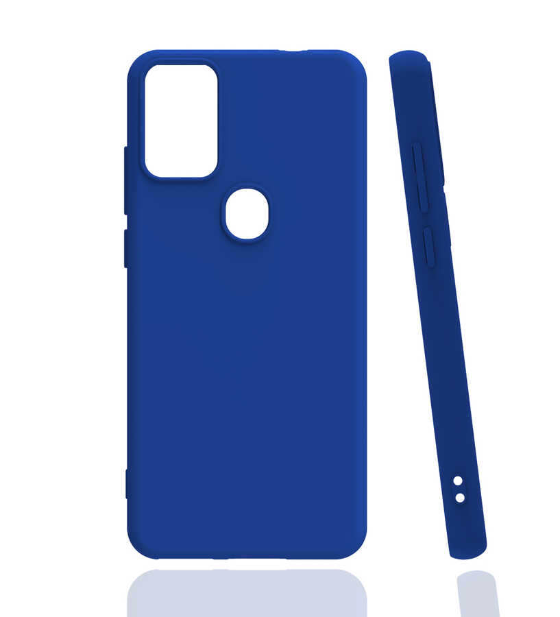 Reeder P13 Blue Max Pro Kılıf Zore Biye Silikon-Mavi
