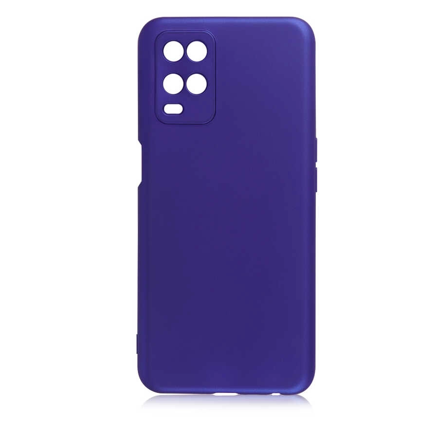 Oppo A54 4G Kılıf Zore Premier Silikon Kapak-Saks mavi