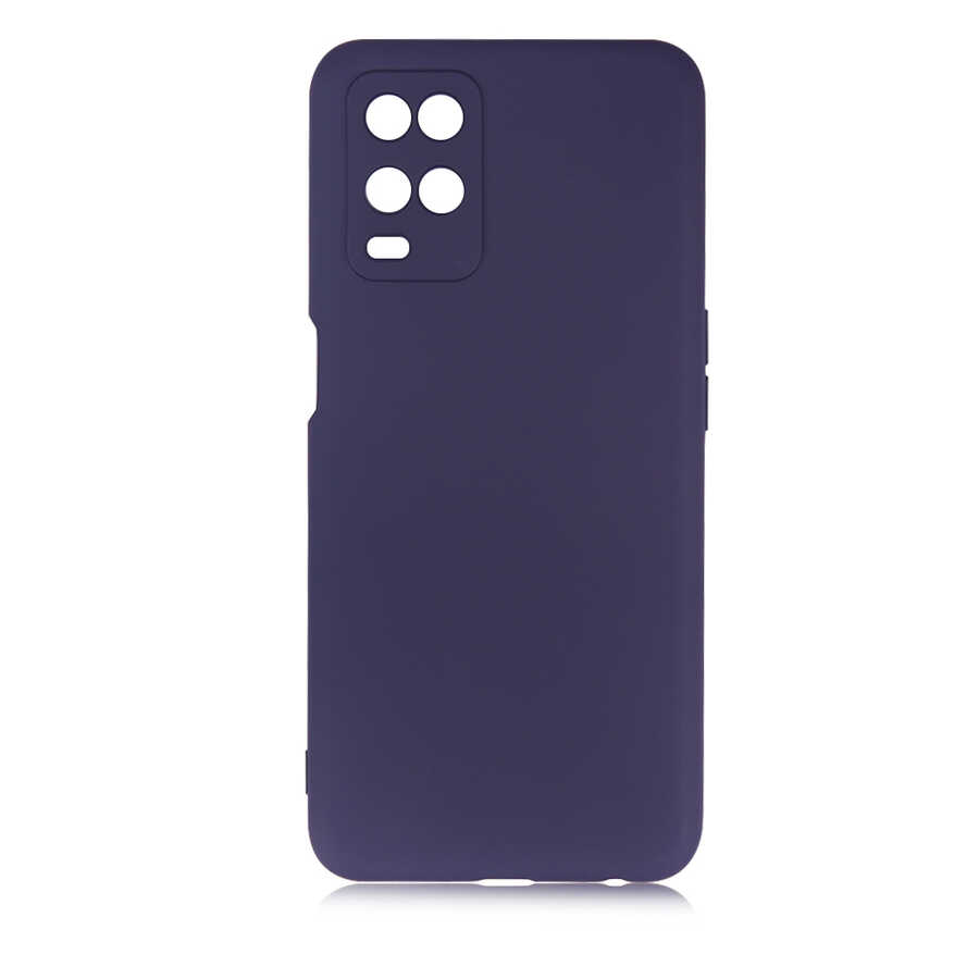 Oppo A54 4G Kılıf Zore Premier Silikon Kapak-Lacivert