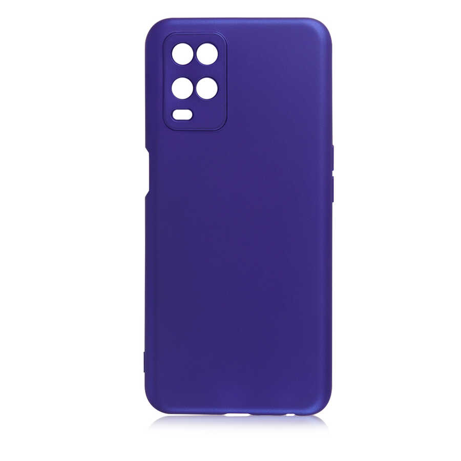 Oppo A54 4G Kılıf Zore Premier Silikon Kapak-Saks mavi