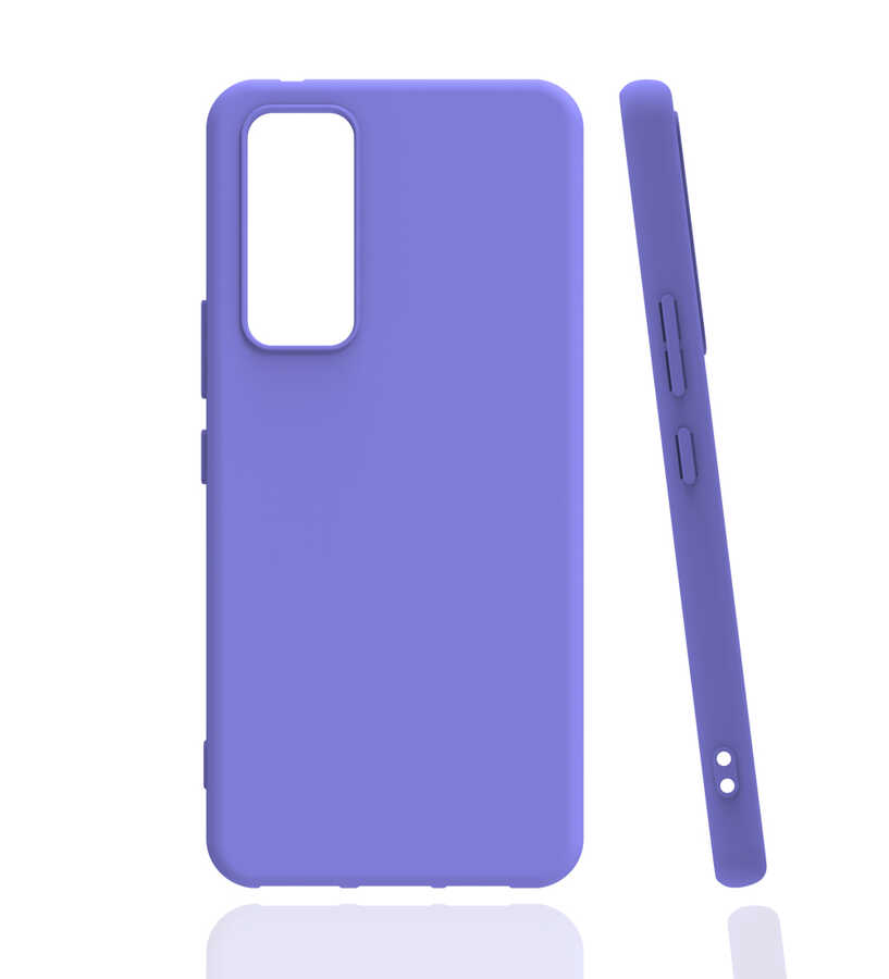 Vivo Y70 Kılıf Zore Biye Silikon-Lila