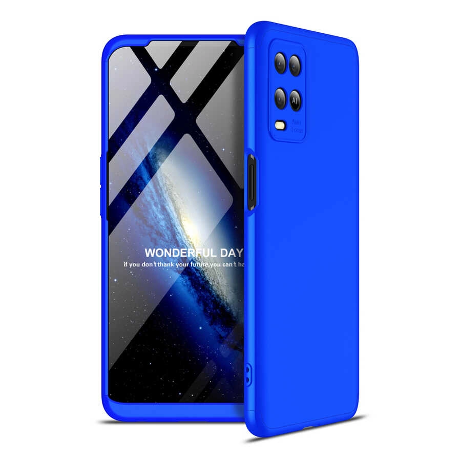 Oppo A54 4G Kılıf Zore Ays Kapak-Mavi