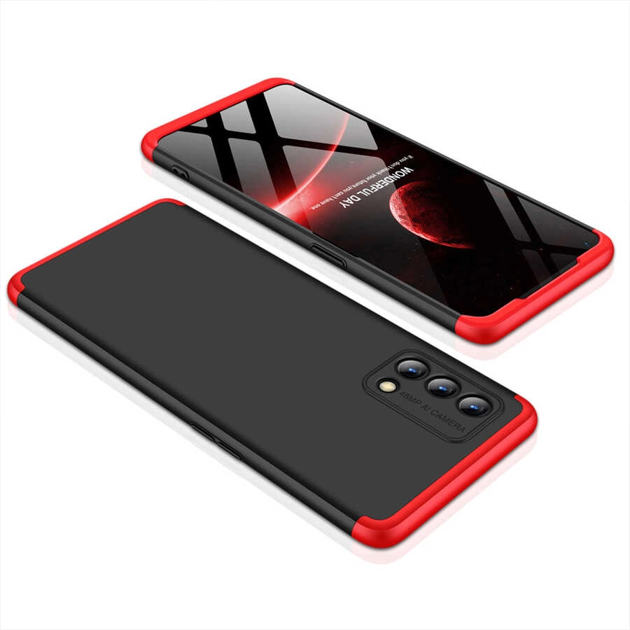 Oppo A74 4G Kılıf Zore Ays Kapak-Kırmızı
