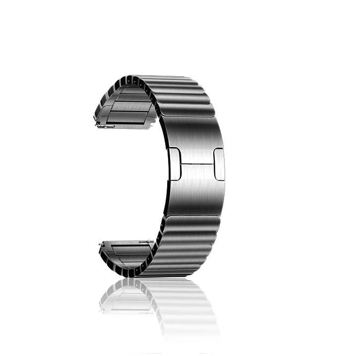 Huawei Uyumlu Honor Magic 2 46mm KRD-35 22mm Metal Kordon-Gri