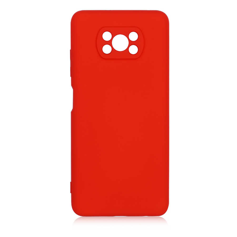 Xiaomi Uyumlu  Poco X3 Kılıf Zore Mara Lansman Kapak-Kırmızı