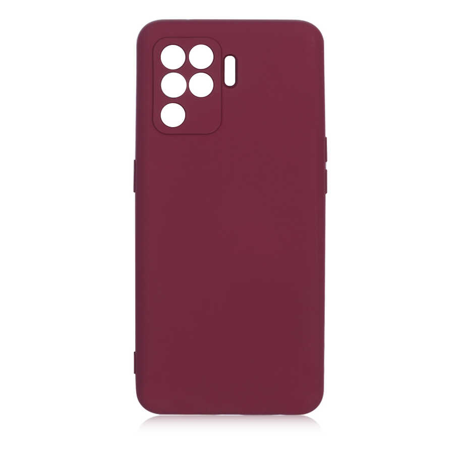 Oppo Reno 5 Lite Kılıf Zore Mara Lansman Kapak-Koyu mor