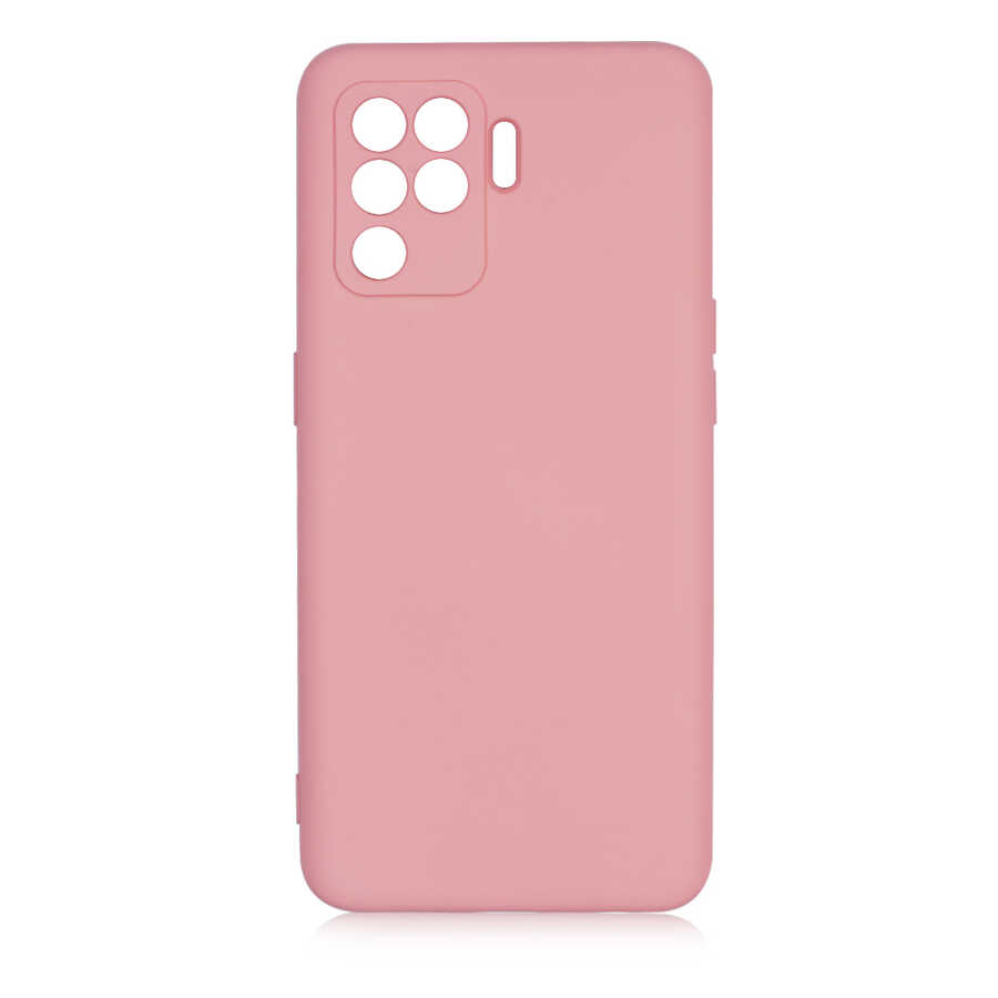 Oppo Reno 5 Lite Kılıf Zore Mara Lansman Kapak-Pembe açık