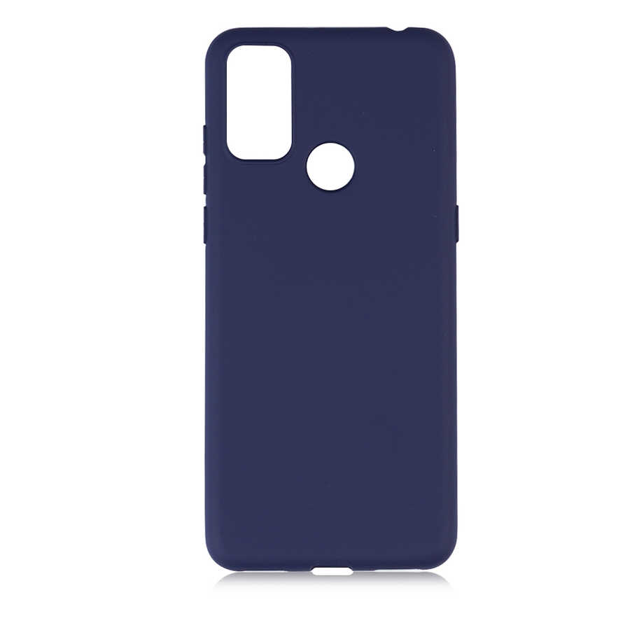 Alcatel 1S 2021 Kılıf Zore Premier Silikon Kapak-Lacivert