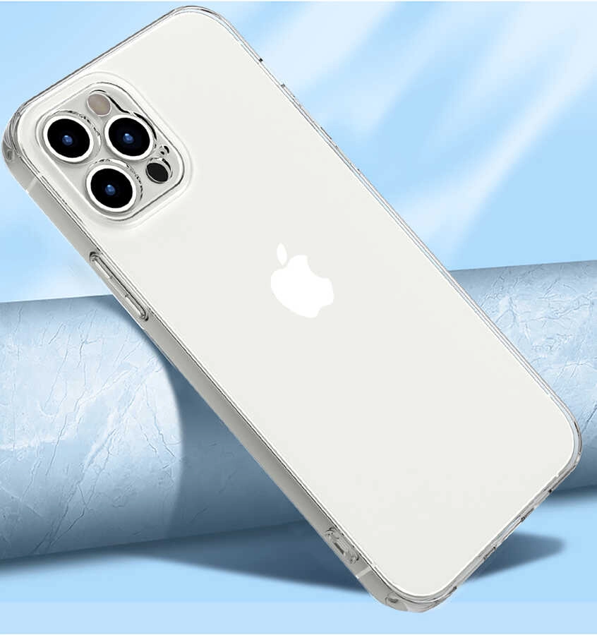 iPhone Uyumlu 12 Pro Kılıf Zore Kamera Korumalı Süper Silikon Kapak