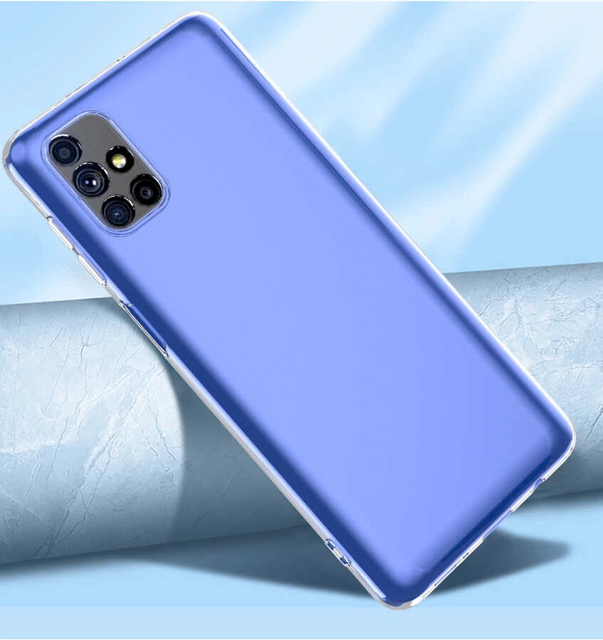 Galaxy Uyumlu M51 Kılıf Zore Kamera Korumalı Süper Silikon Kapak