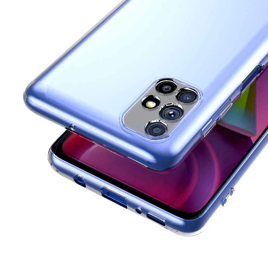 Galaxy Uyumlu M51 Kılıf Zore Kamera Korumalı Süper Silikon Kapak