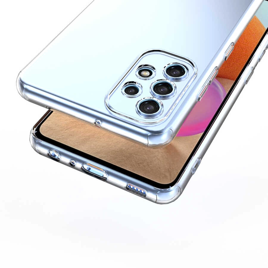 Galaxy Uyumlu A72 Kılıf Zore Kamera Korumalı Süper Silikon Kapak