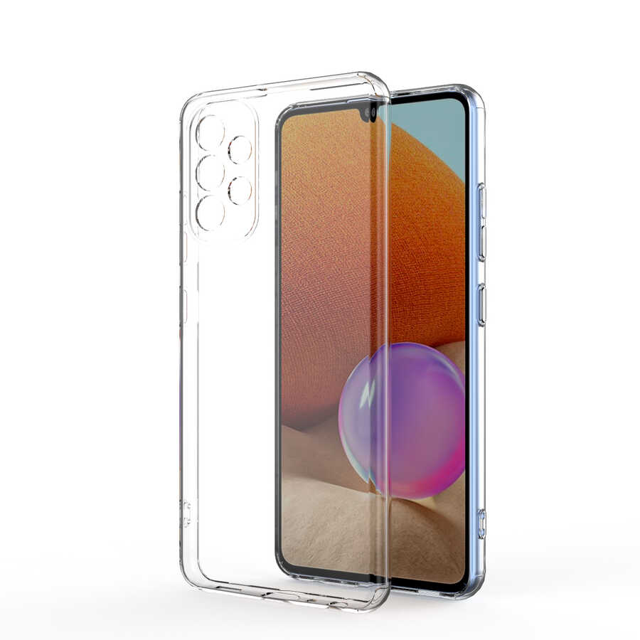 Galaxy Uyumlu A72 Kılıf Zore Kamera Korumalı Süper Silikon Kapak