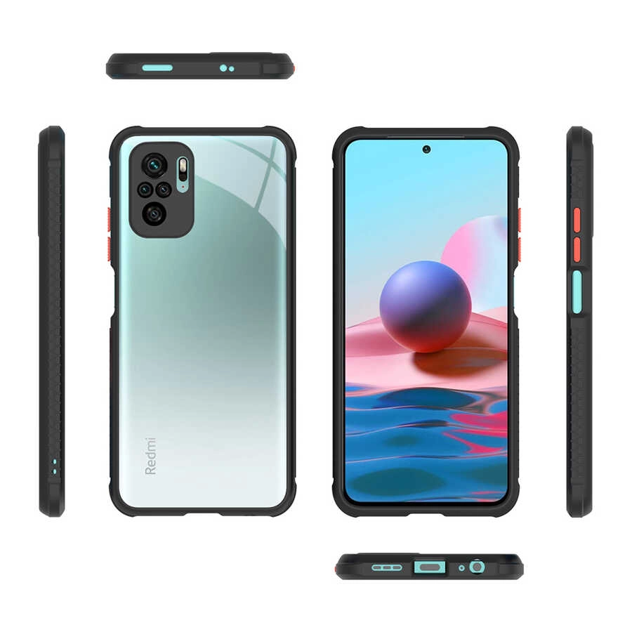 Xiaomi Uyumlu  Redmi Note 10S Kılıf ​​Zore Kaff Kapak