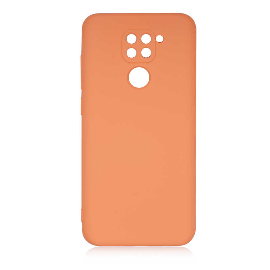 Xiaomi Uyumlu  Redmi Note 9 Kılıf Zore Mara Lansman Kapak-Turuncu