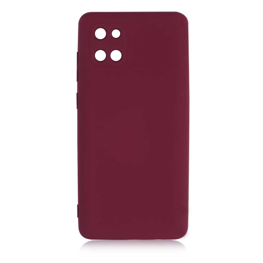 Galaxy Uyumlu A81 (Note 10 Lite) Kılıf Zore Mara Lansman Kapak-Koyu mor