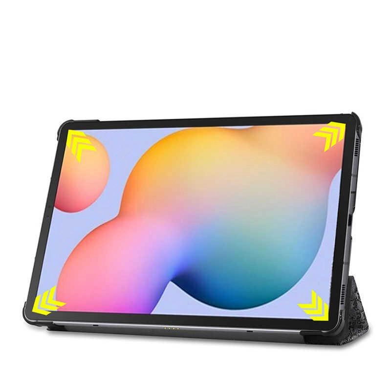 Galaxy Uyumlu Tab A7 Lite T225 Zore Smart Kapak Standlı 1-1 Kılıf-Kırmızı