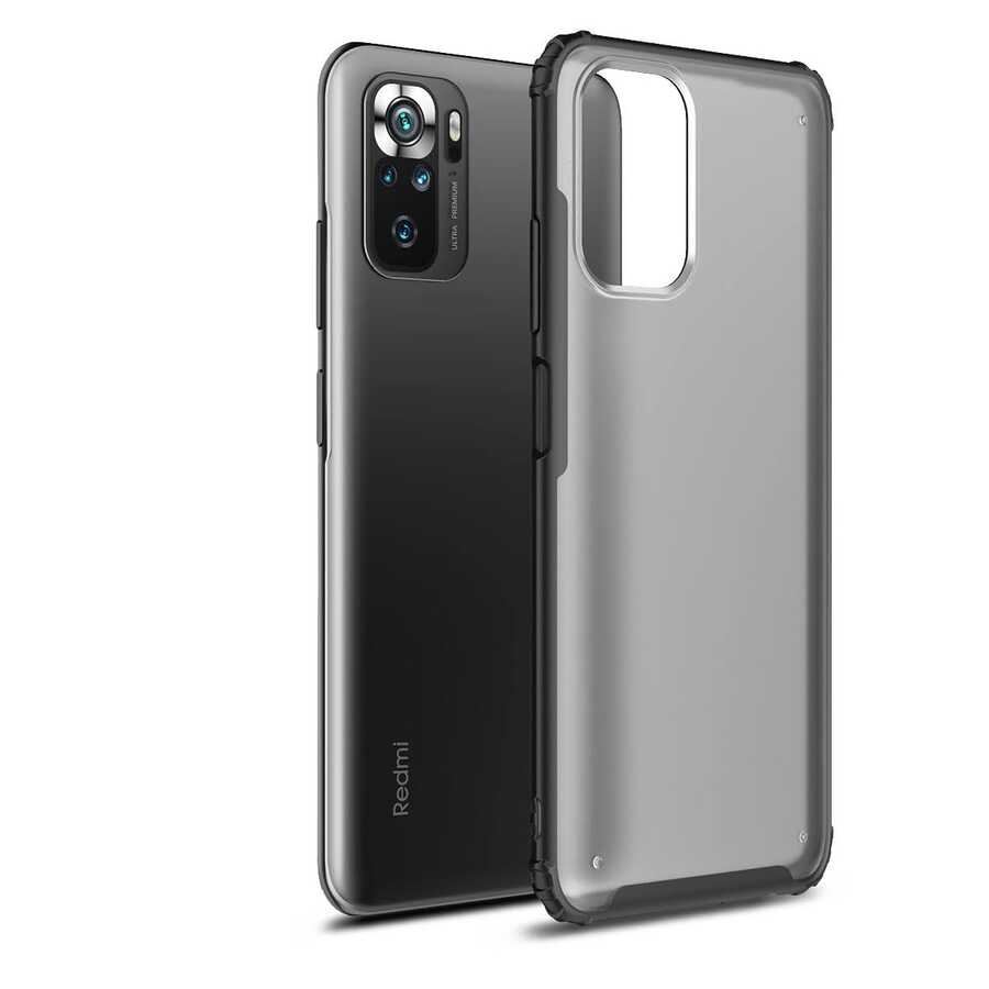 Xiaomi Uyumlu  Redmi Note 10S Kılıf Zore Volks Kapak-Siyah