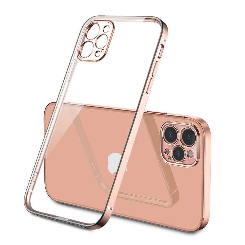 iPhone Uyumlu 12 Pro Max Kılıf Zore Gbox Kapak-Gold