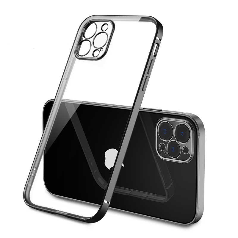iPhone Uyumlu 12 Pro Max Kılıf Zore Gbox Kapak-Siyah