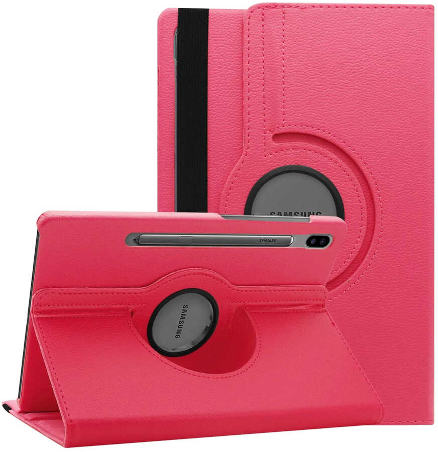 Galaxy Uyumlu Tab S7 FE LTE (T737-T736-T733-T730) Zore Dönebilen Standlı Kılıf