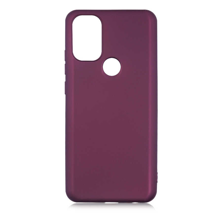 General Mobile 21 Plus Kılıf Zore Premier Silikon Kapak-Mürdüm