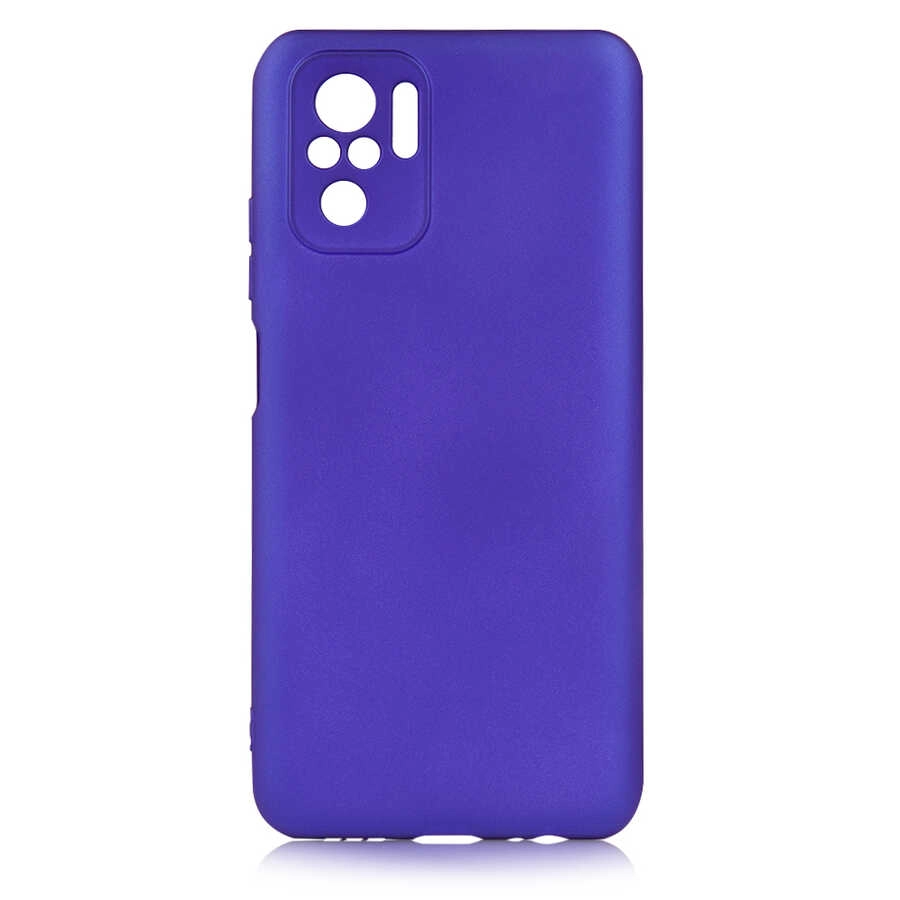 Xiaomi Uyumlu  Redmi Note 10S Kılıf Zore Premier Silikon Kapak-Saks mavi