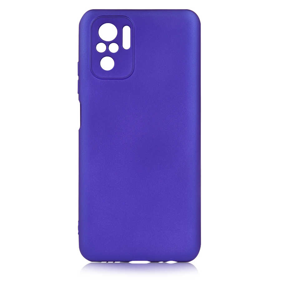 Xiaomi Uyumlu  Redmi Note 10S Kılıf Zore Premier Silikon Kapak-Saks mavi