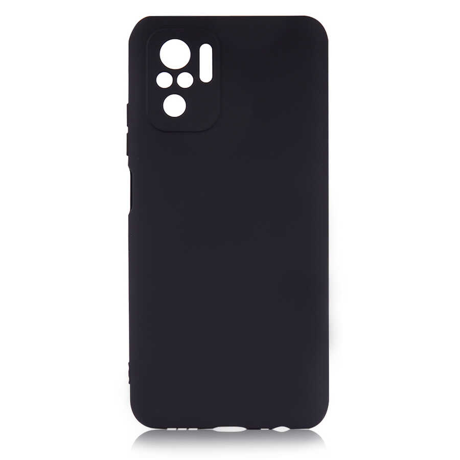 Xiaomi Uyumlu  Redmi Note 10S Kılıf Zore Premier Silikon Kapak-Siyah