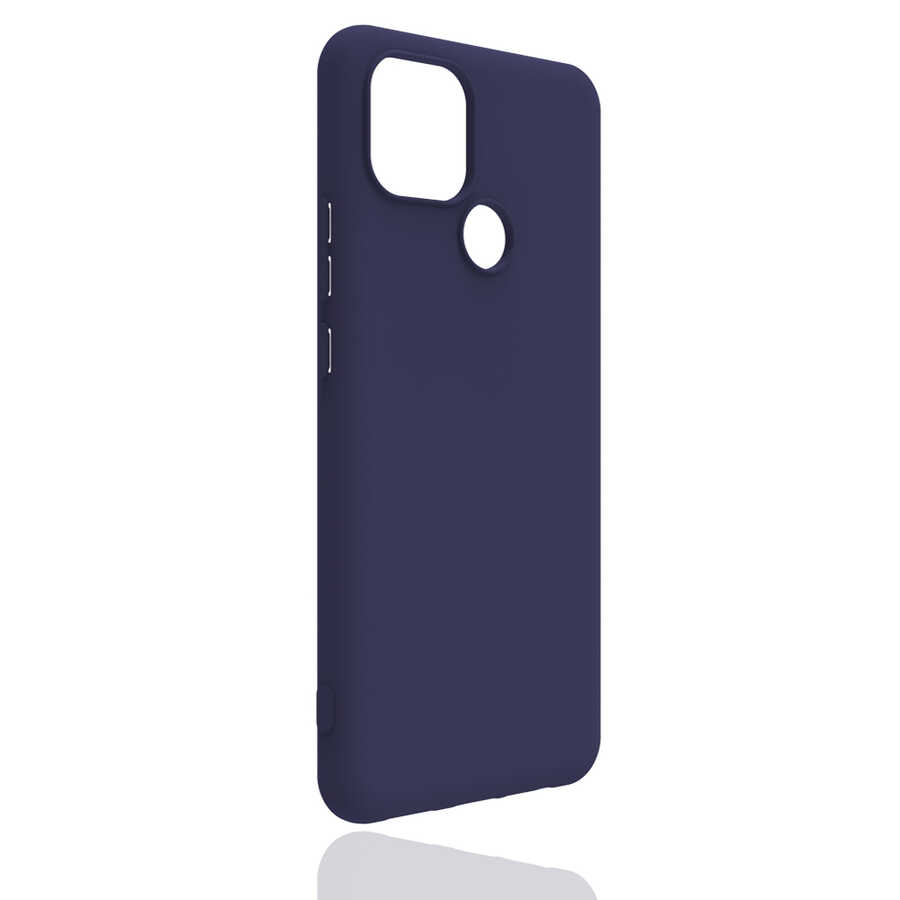 Realme C25 Kılıf Zore Biye Silikon-Lacivert