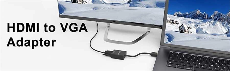 Qgeem QG-HD04 HDMI To VGA Dönüştürücü