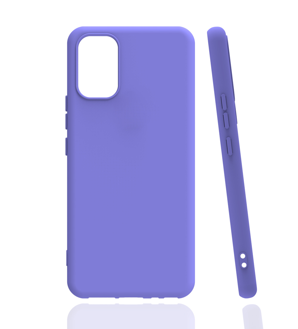 Vivo V21E Kılıf Zore Biye Silikon-Lila