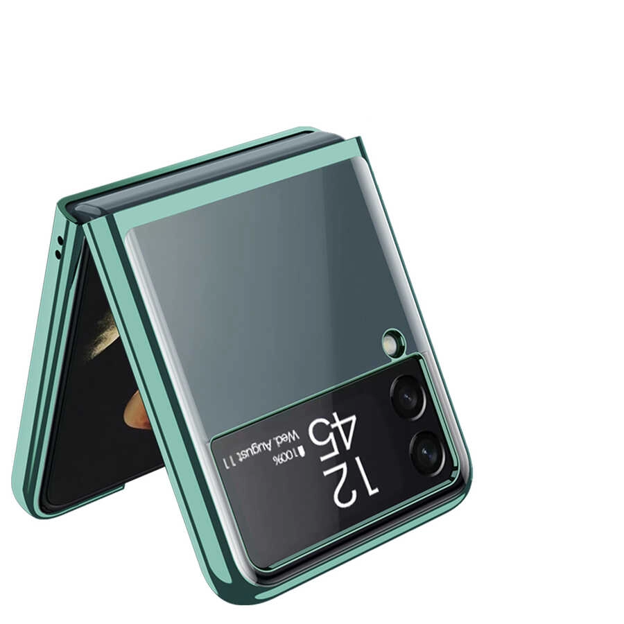 Galaxy Uyumlu Z Flip 3 Kılıf Zore Kıpta Kapak