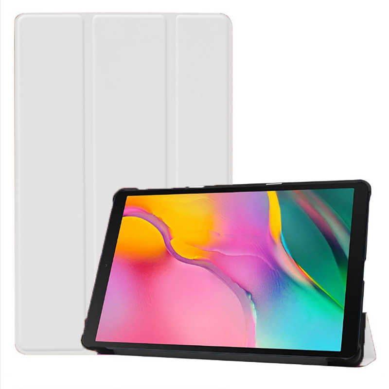 iPad Uyumlu 10.2 2021 (9.Nesil) Zore Smart Kapak Standlı 1-1 Kılıf-Beyaz