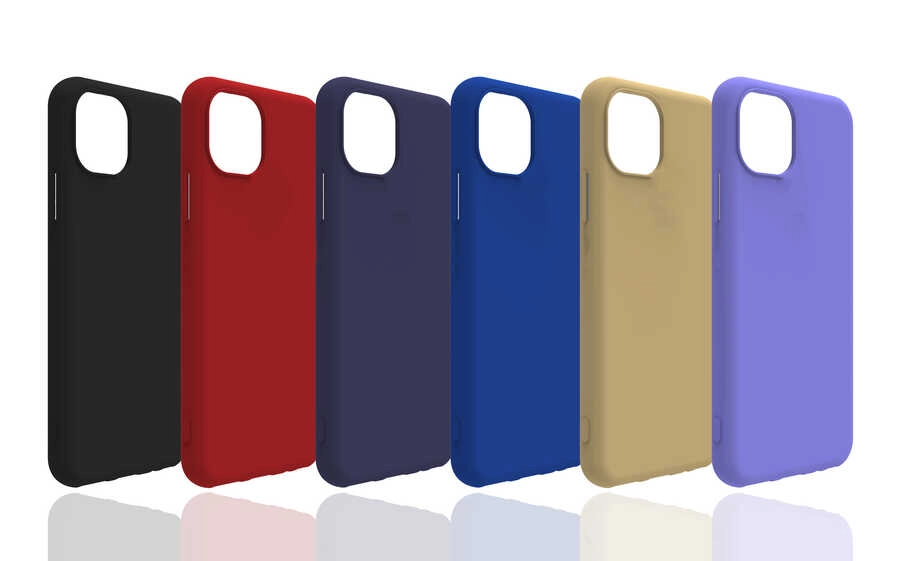 iPhone Uyumlu 13 Kılıf Zore Biye Silikon