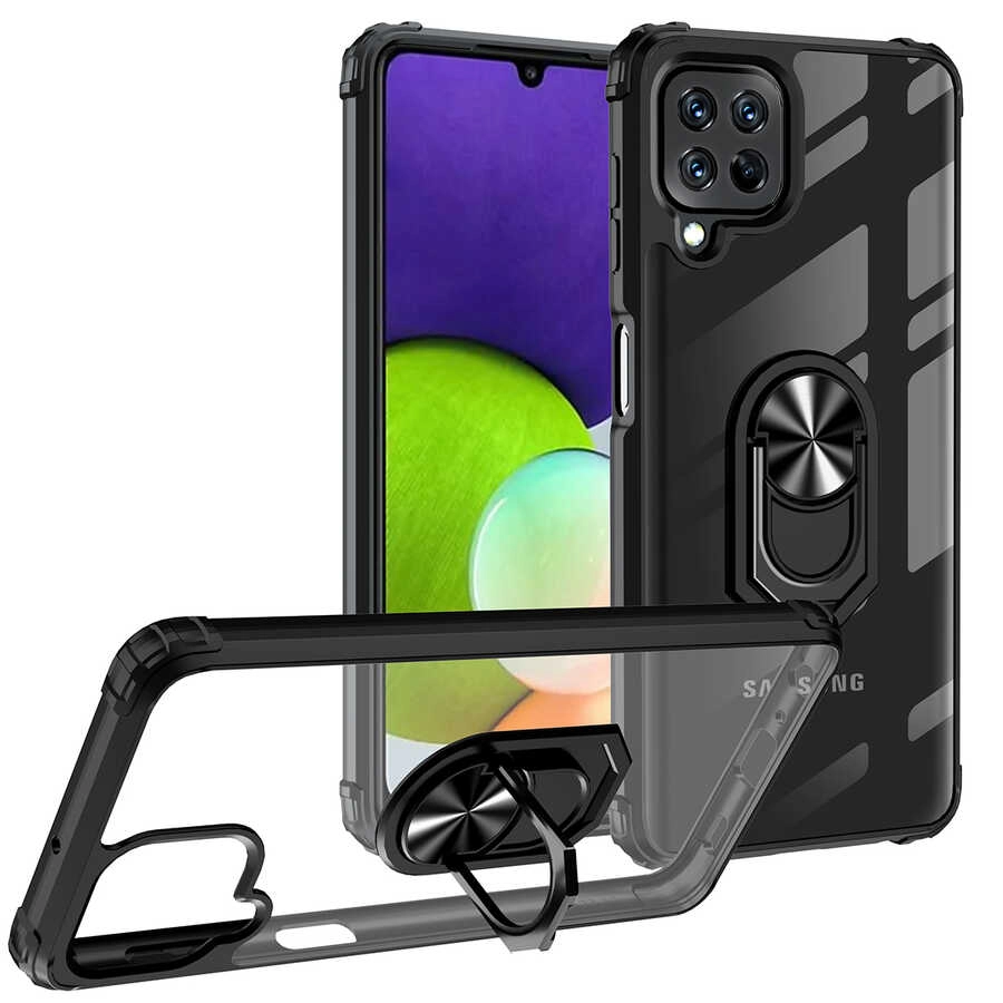 Galaxy Uyumlu M32 Kılıf Zore Mola Kapak-Kırmızı