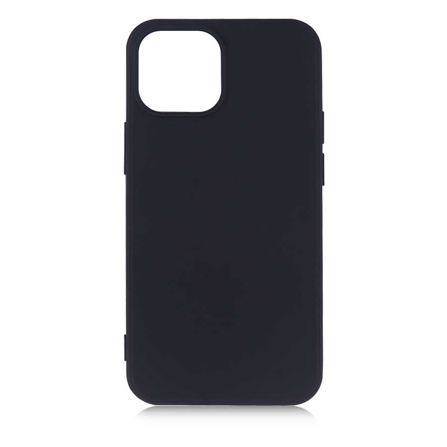 iPhone Uyumlu 13 Mini Kılıf Zore Premier Silikon Kapak-Siyah