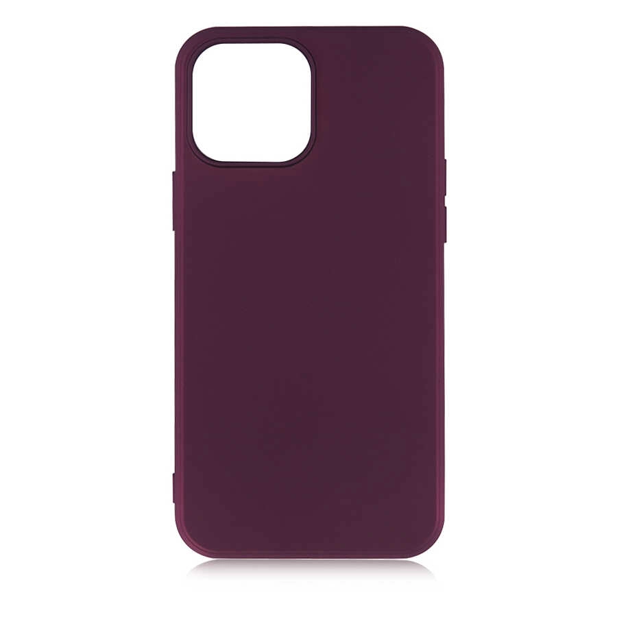 iPhone Uyumlu 13 Pro Max Kılıf Zore Premier Silikon Kapak-Mürdüm